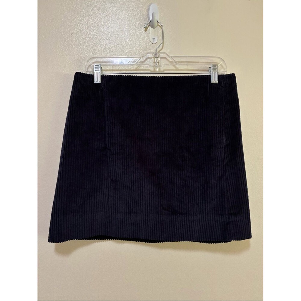 COS Navy Blue Corduroy Mini Skirt size 10